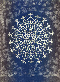 Honshin linocut