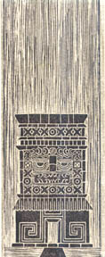 Honshin linocut